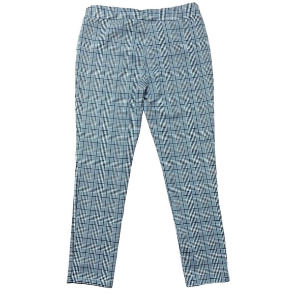 Black White Plaid Skinny Pants - Picture 5 of 6